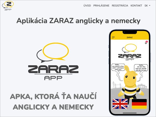 Web portal ZARAZAPP